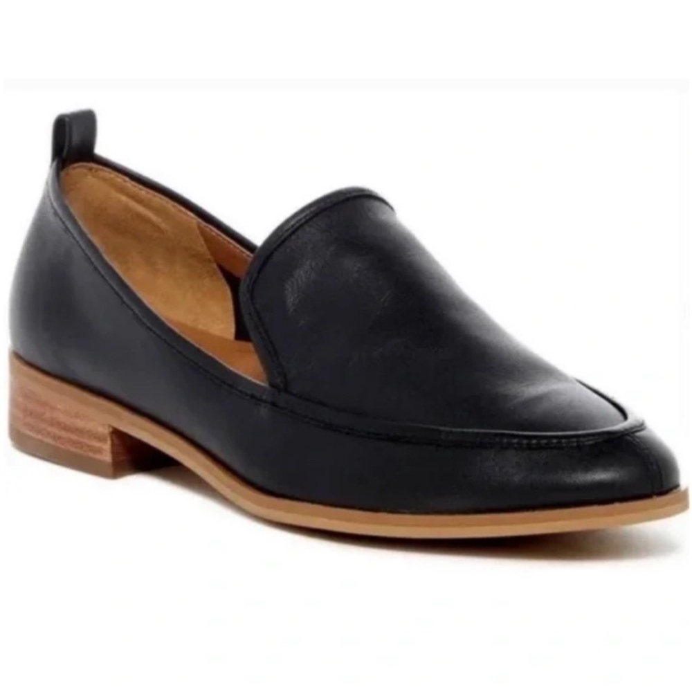 Susina Black Leather Loafers 8